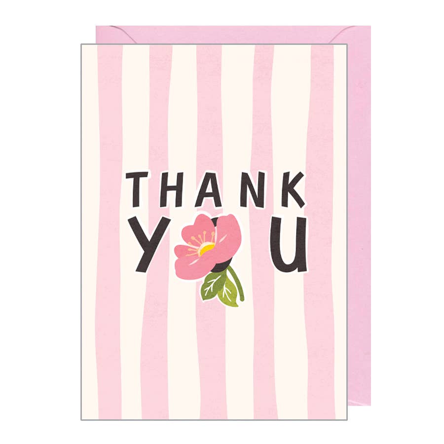 Thank you candy stripes