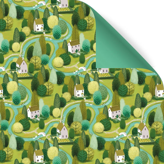 Gift Wrap - Emerald Isle