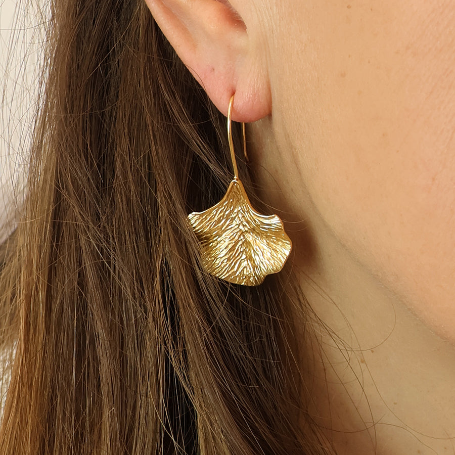 Ginko Leaf Earring