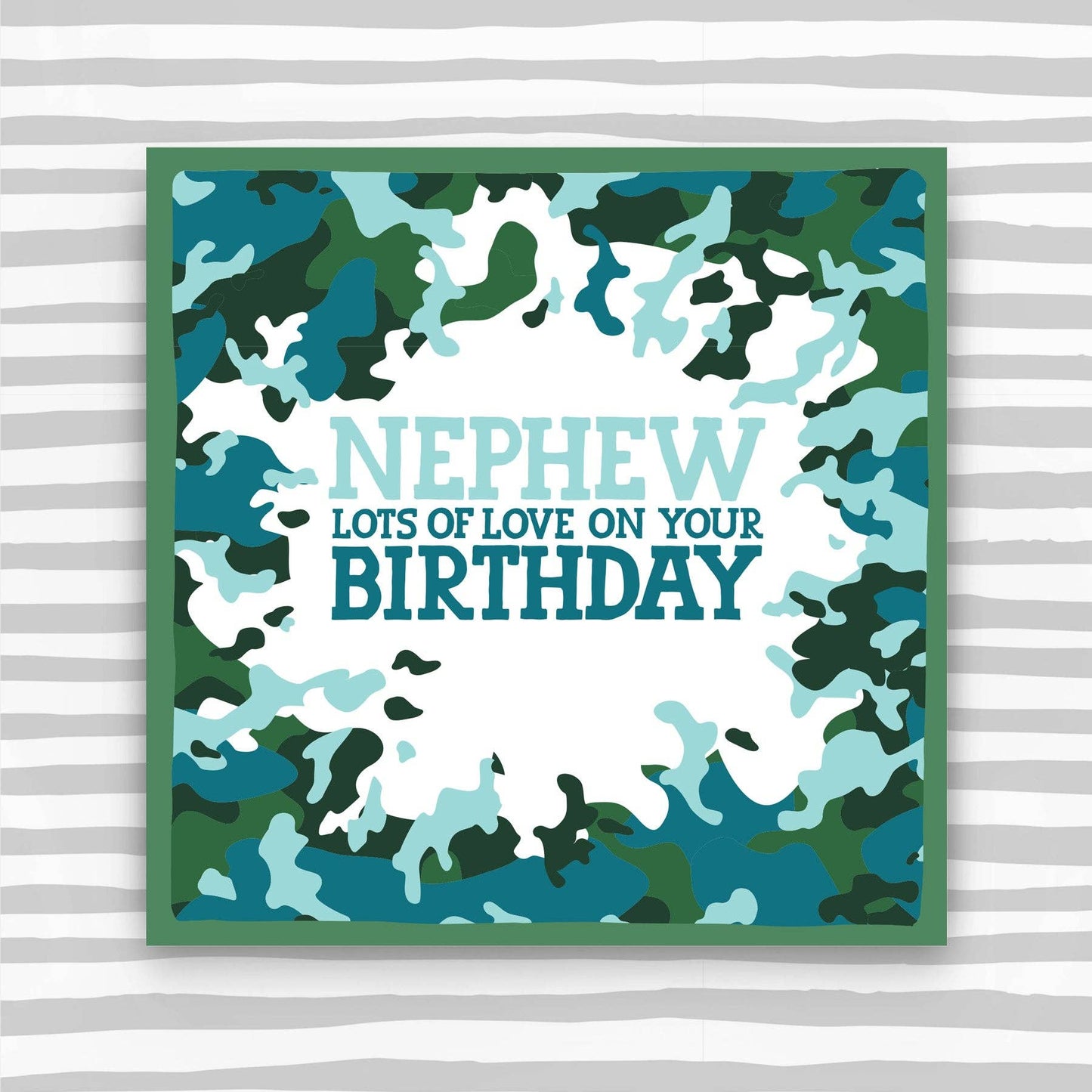 Nephew with lots of love on your birthday card
