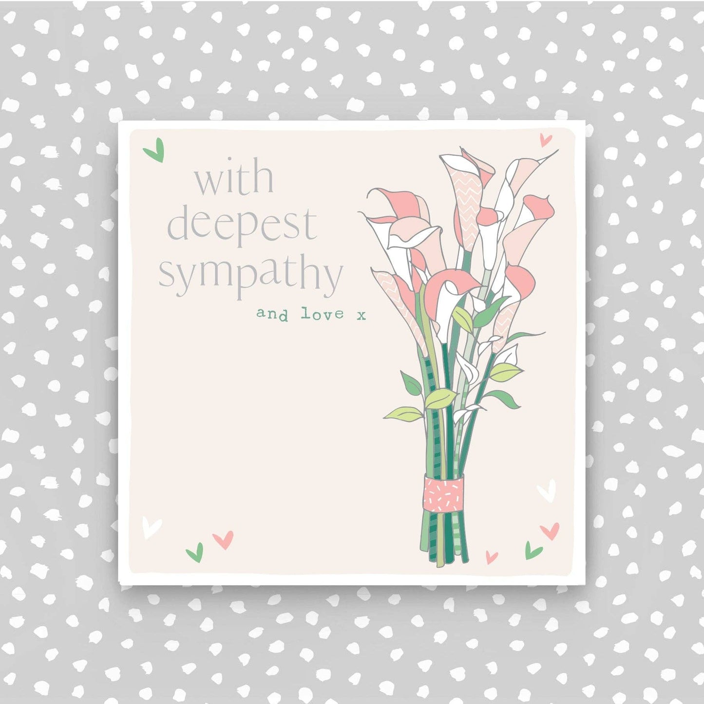 With deepest sympathy and love Greeting Card