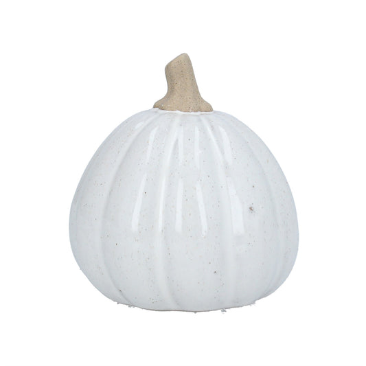 Ceramic Orn 13cm - White Squash