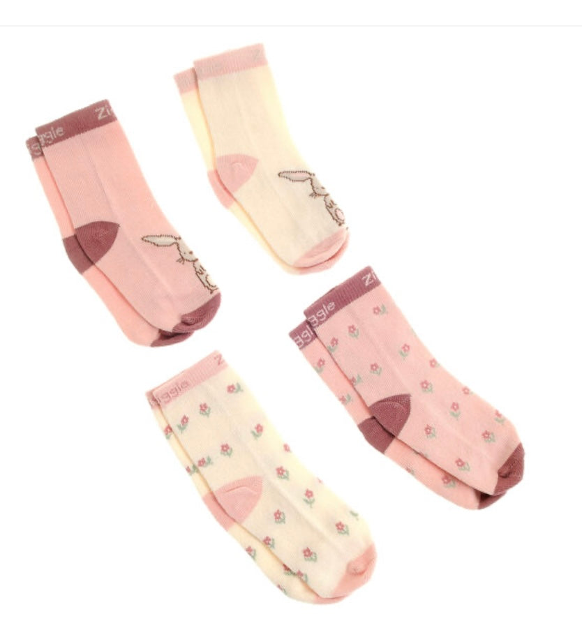 Bunnies Sock Set - 0-6 months