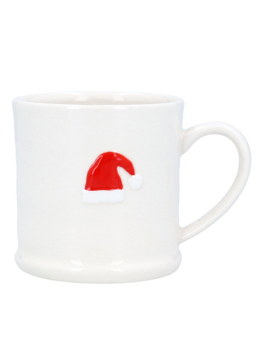 Santa Hat Stoneware Mini Mug