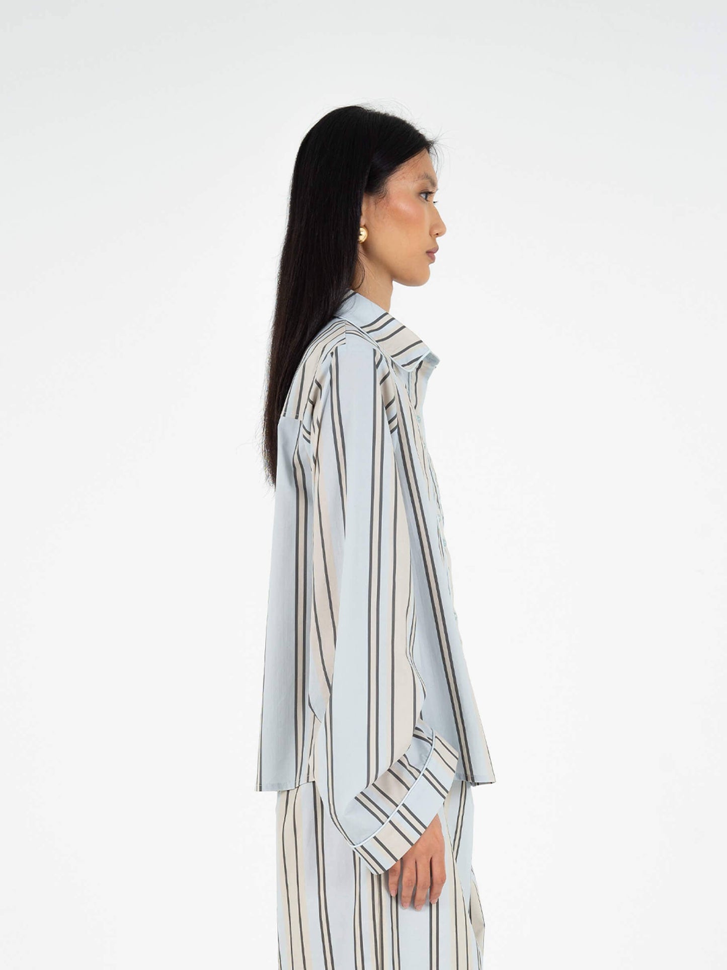 FOMO striped shirt: M