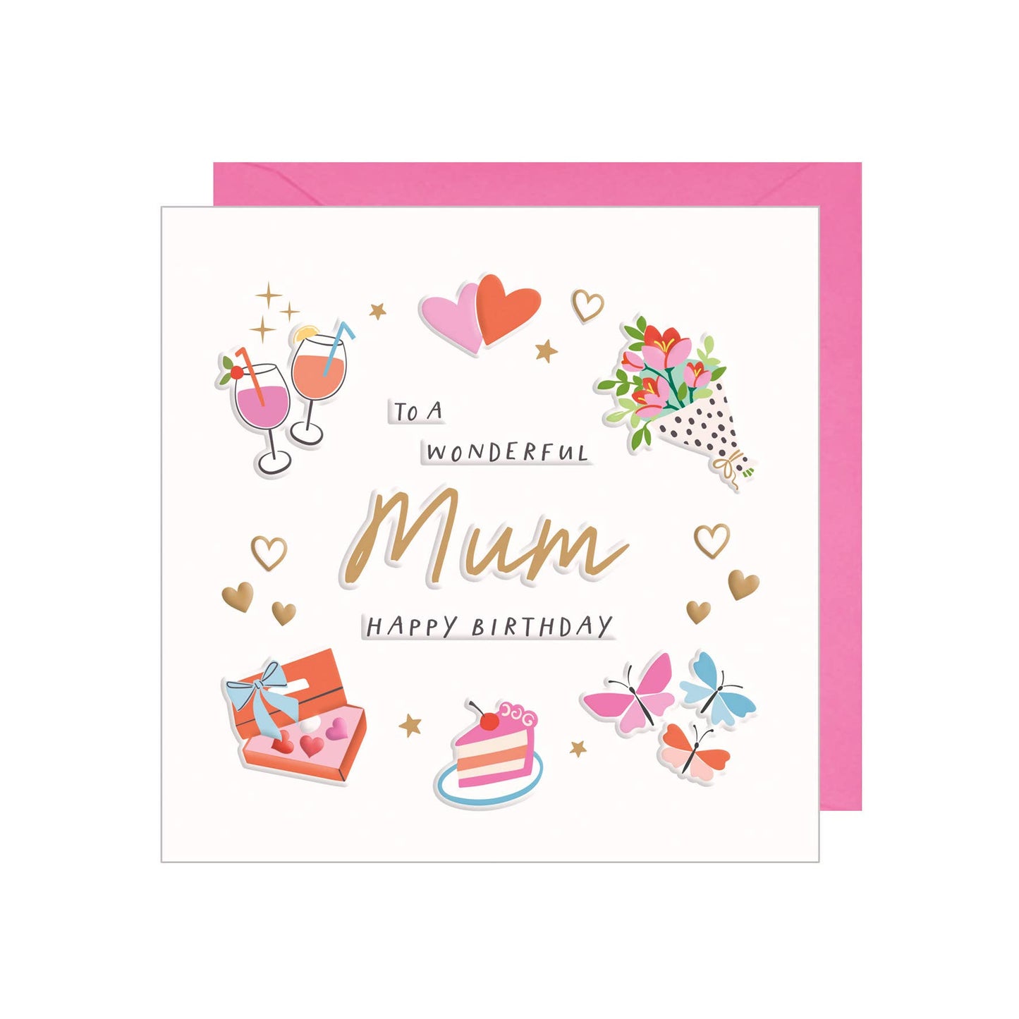 To a wonderful Mum - Happy Birthday