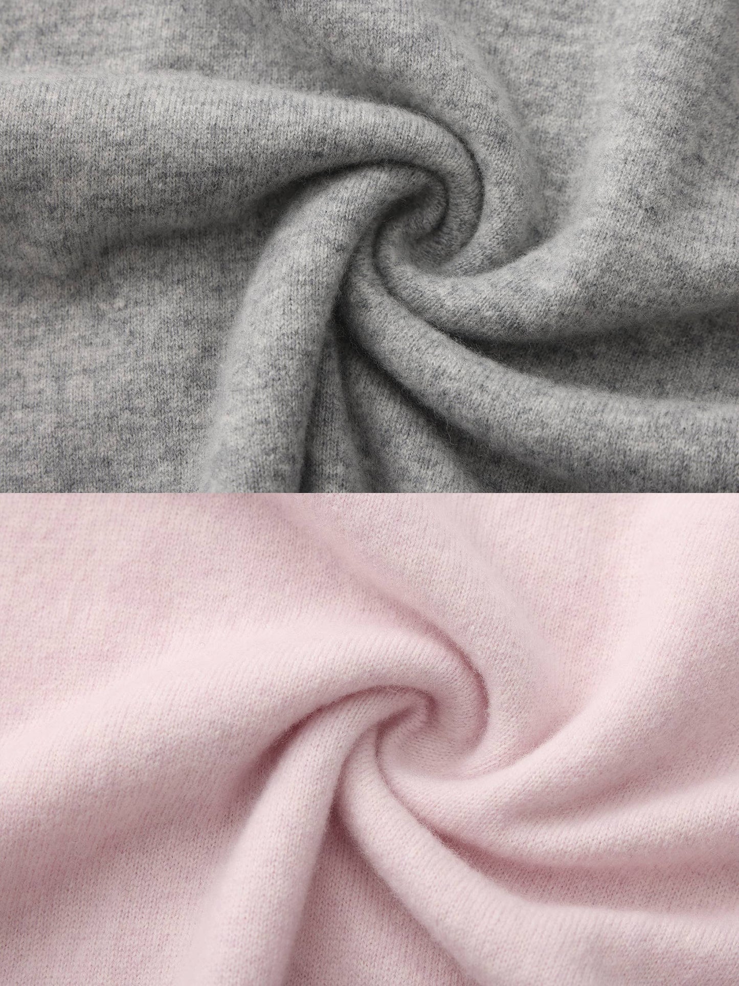 Relaxed Knit Cardigan Jacket in 100% Wool: Pink / UN