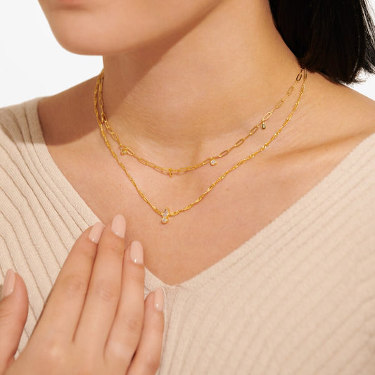 Stacks of Style Gold Organic Necklace