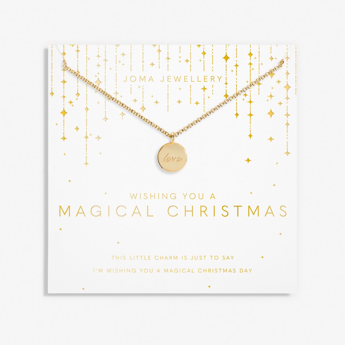 My Moments Gold Necklace Magical Christmas