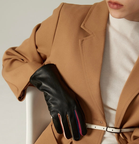 SUPER SOFT BLACK LEATHER GLOVES
