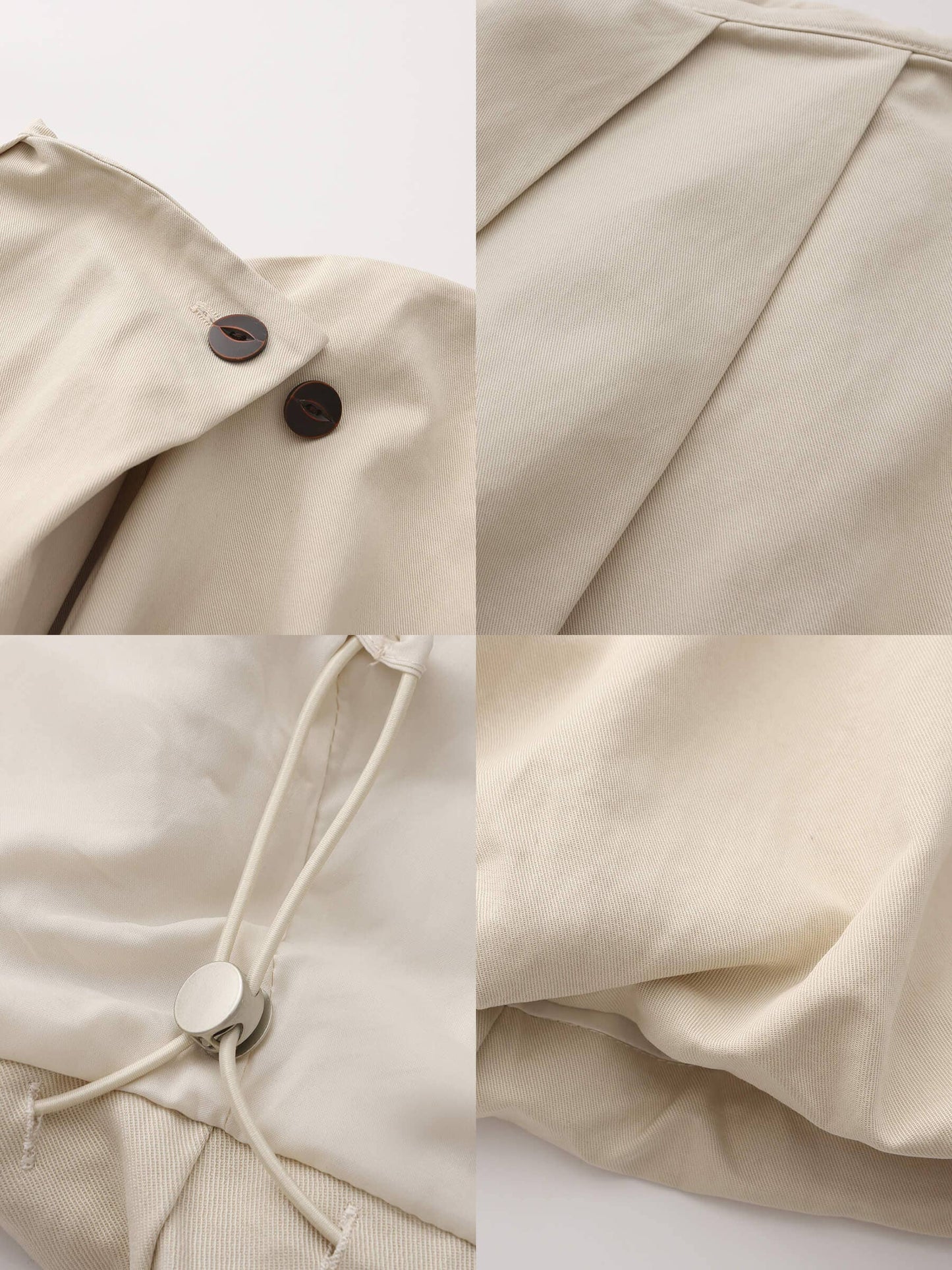 Cloud Midi Skirt: Beige / S
