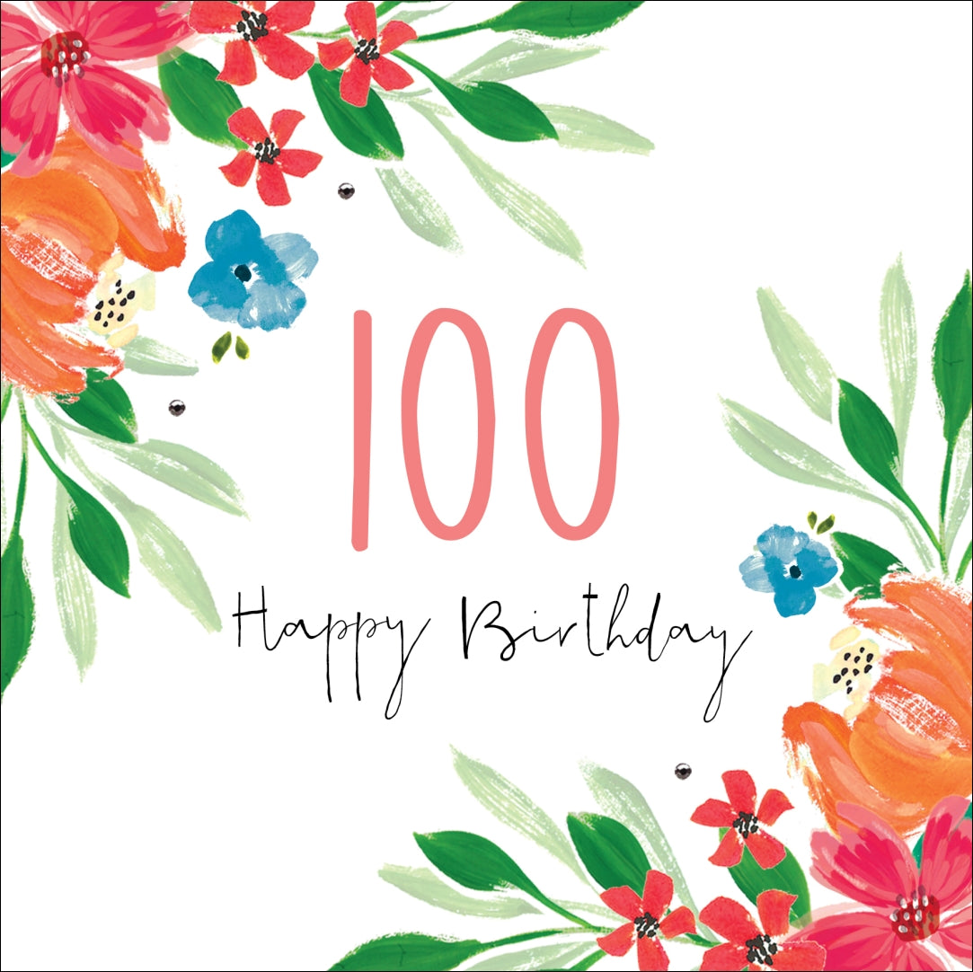 Age 100 - Happy Birthday