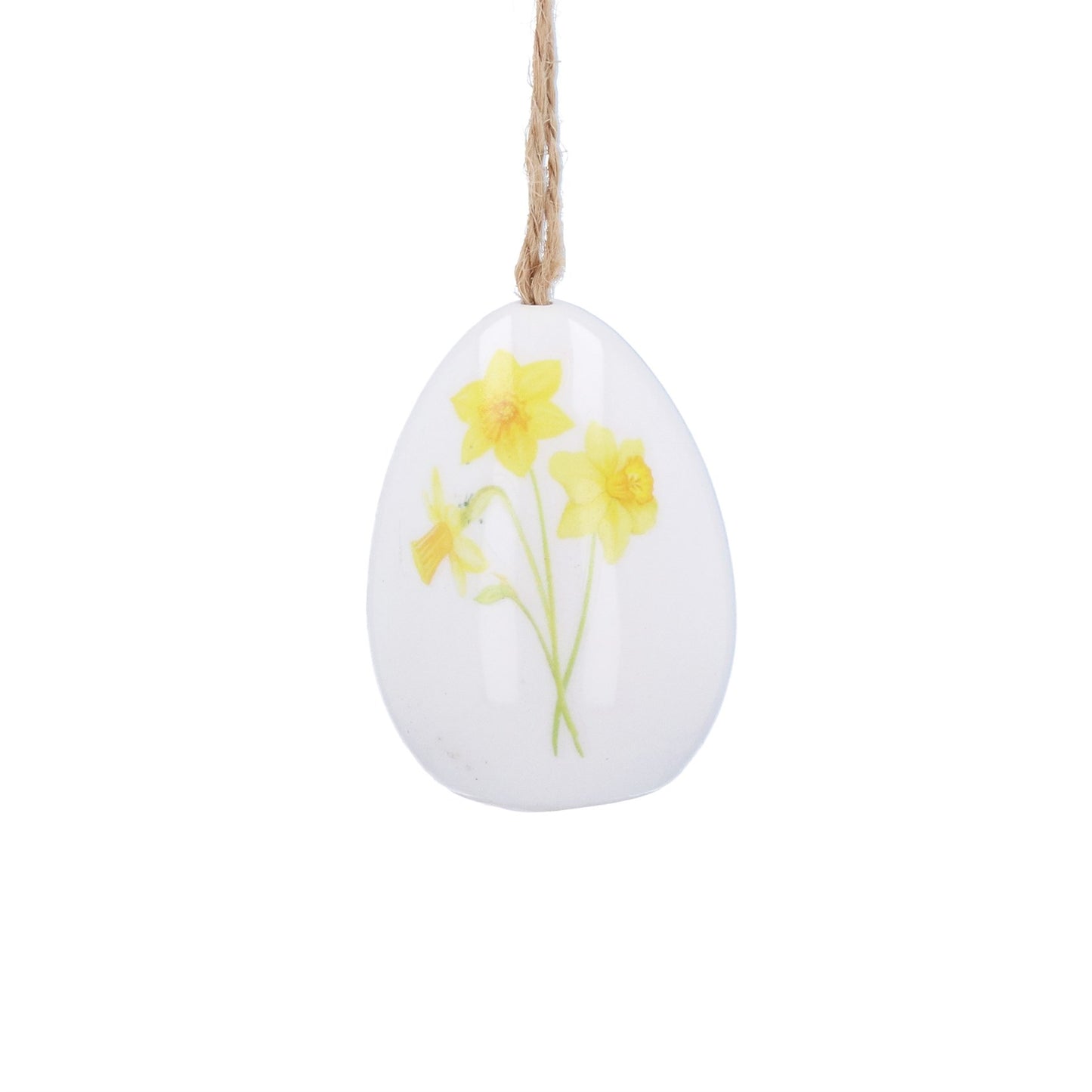 Daffodil Ceramic Egg Dec