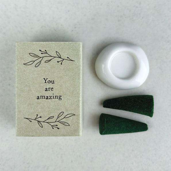 Matchbox incense cone-Amazing