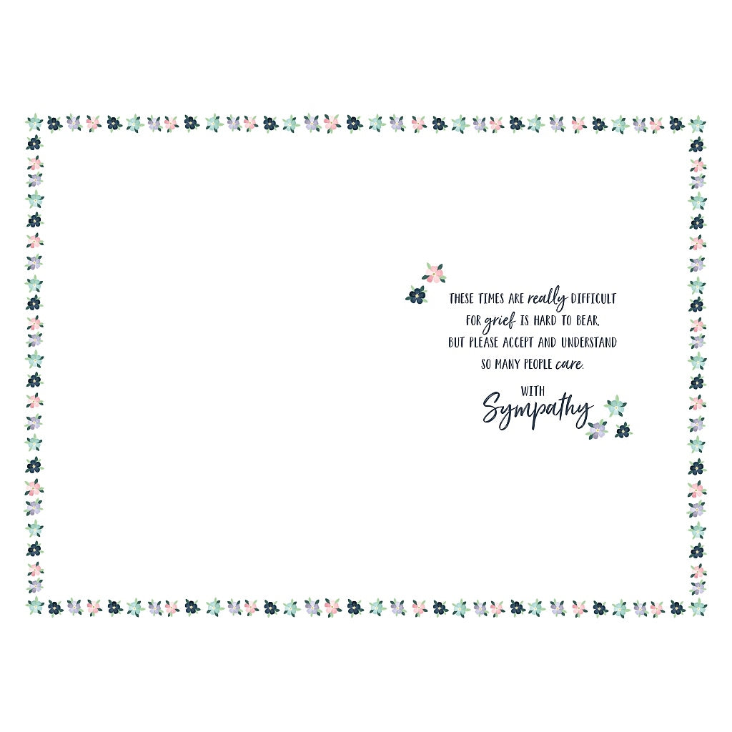 Sympathy Floral Words