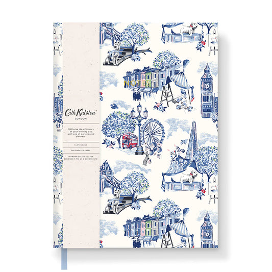 Cath Kidston London Toile Linen Notebook
