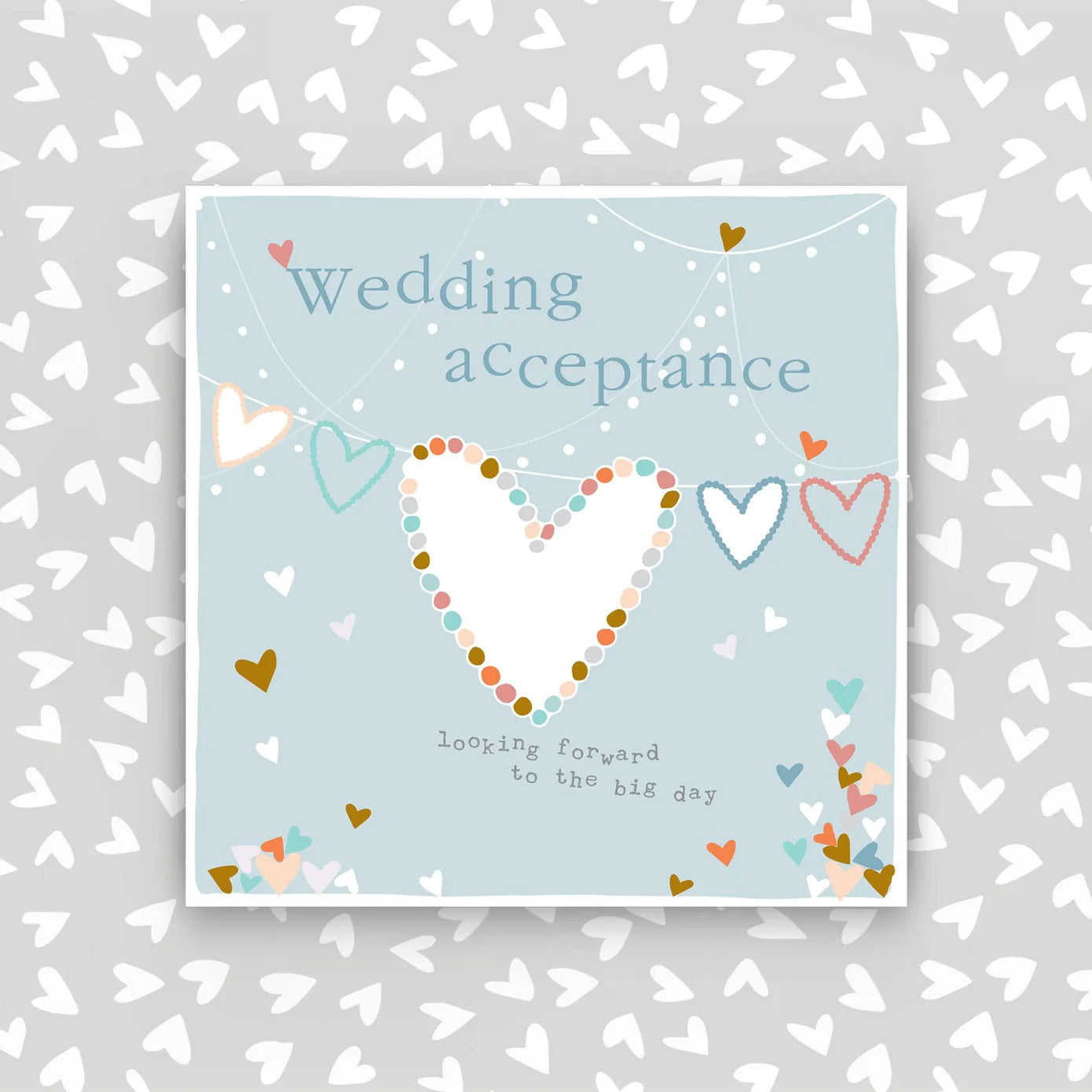 Wedding acceptance card