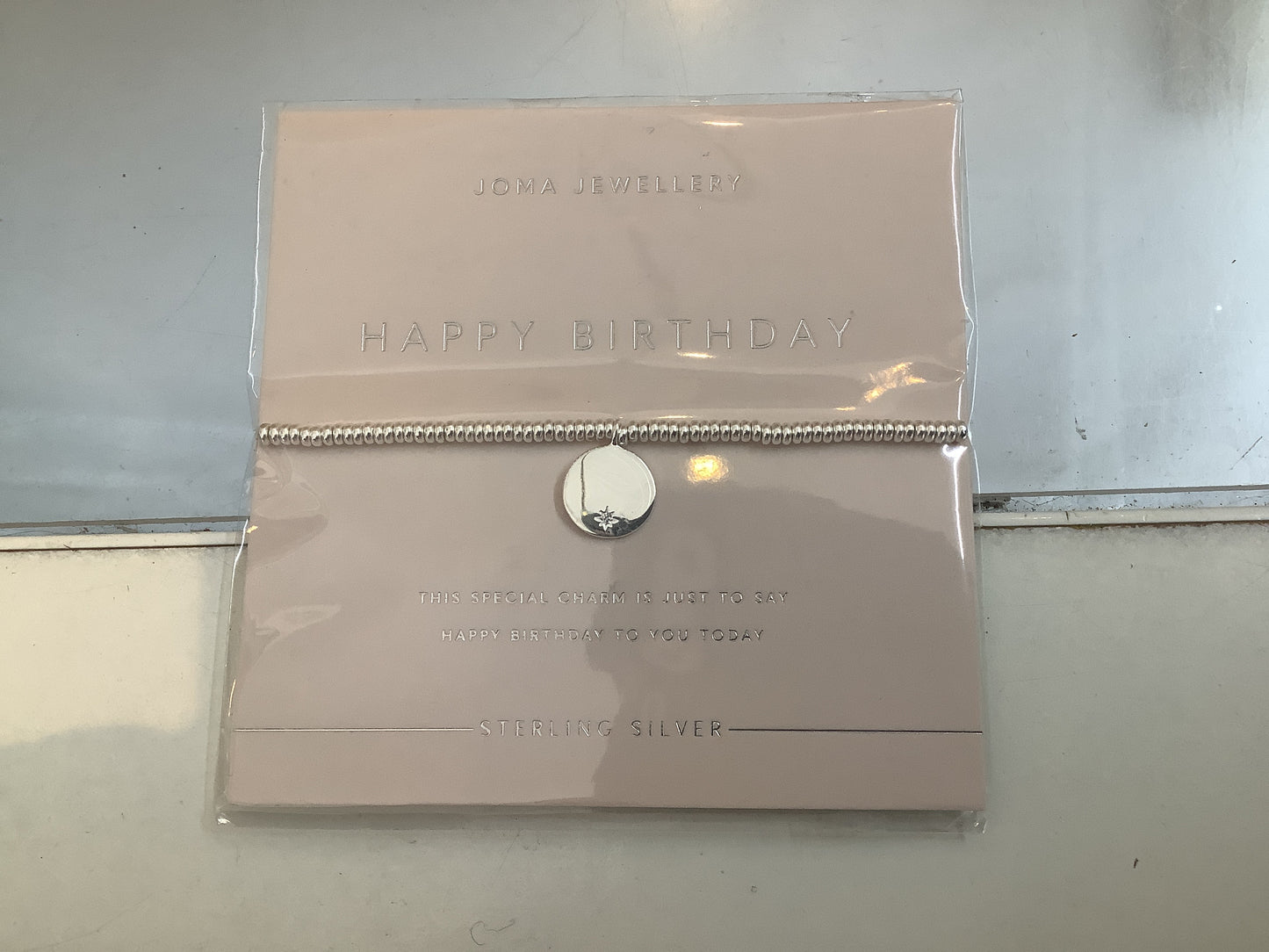 Happy Birthday - Sterling Silver Bracelet