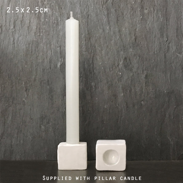 Candle with holder - Cube