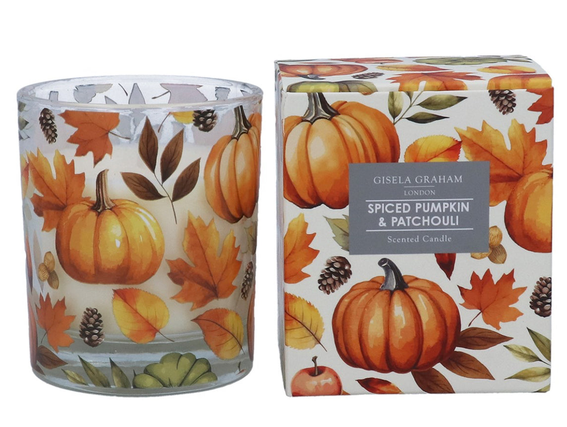 Pumpkin Spice Scented Boxed Candle Pot