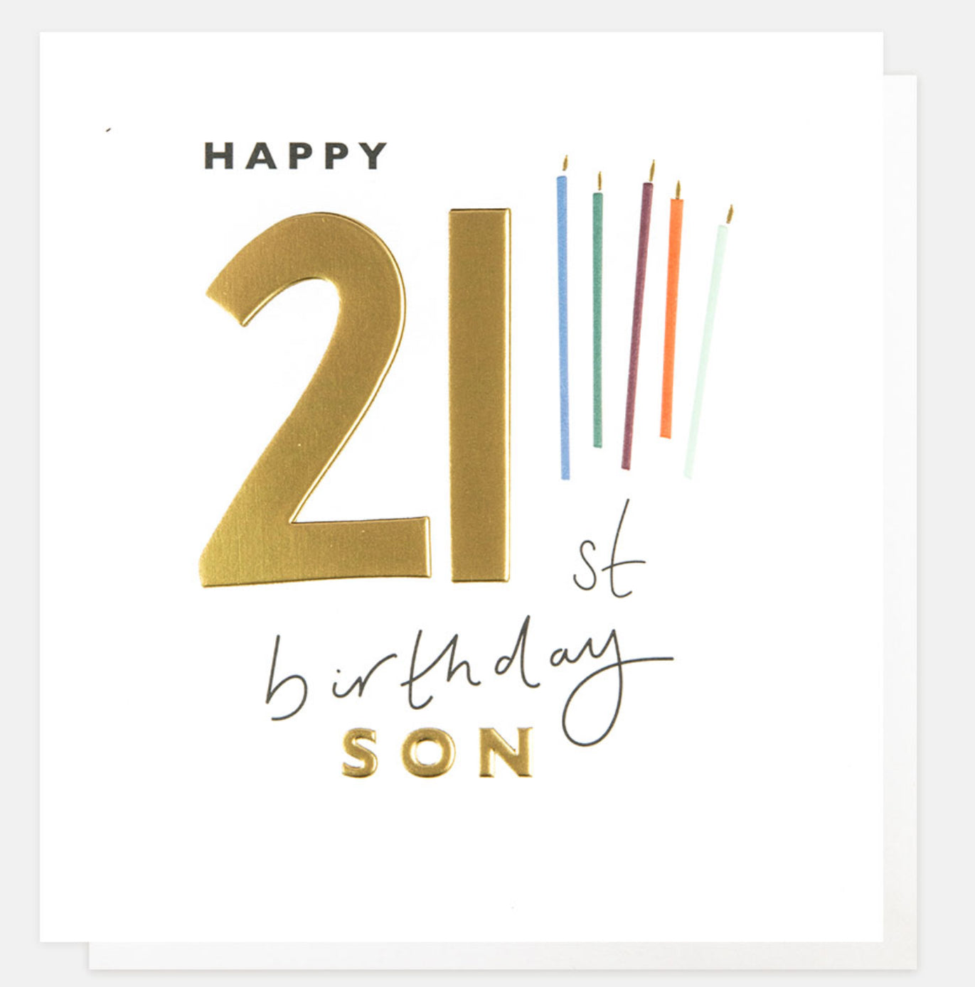 Happy 21st Birthday Son Candles