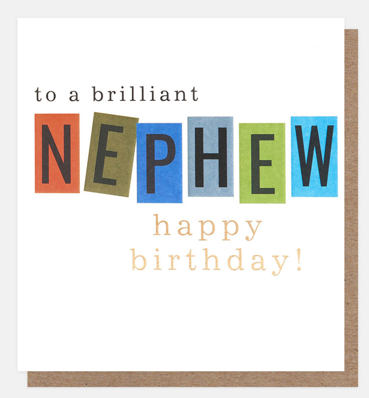 Happy Birthday Brilliant Nephew