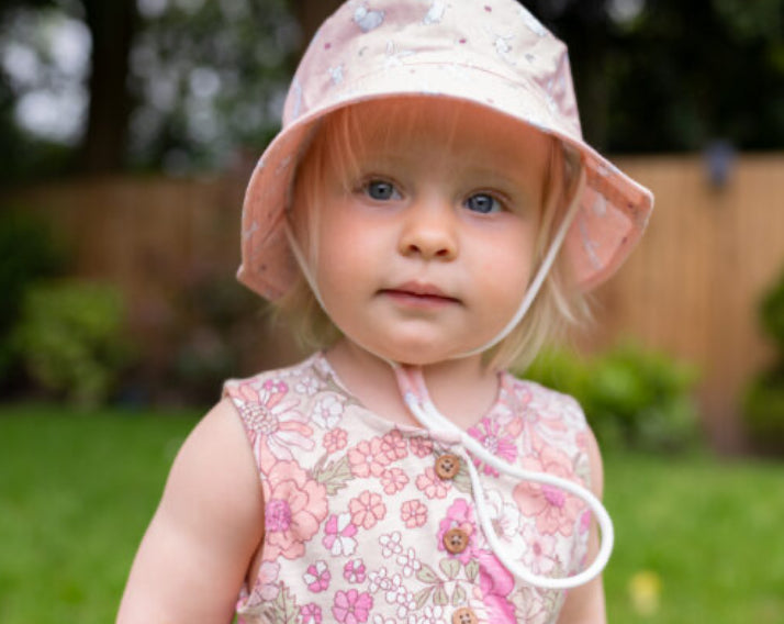 Bunnies Sun Hat 0 - 12 months
