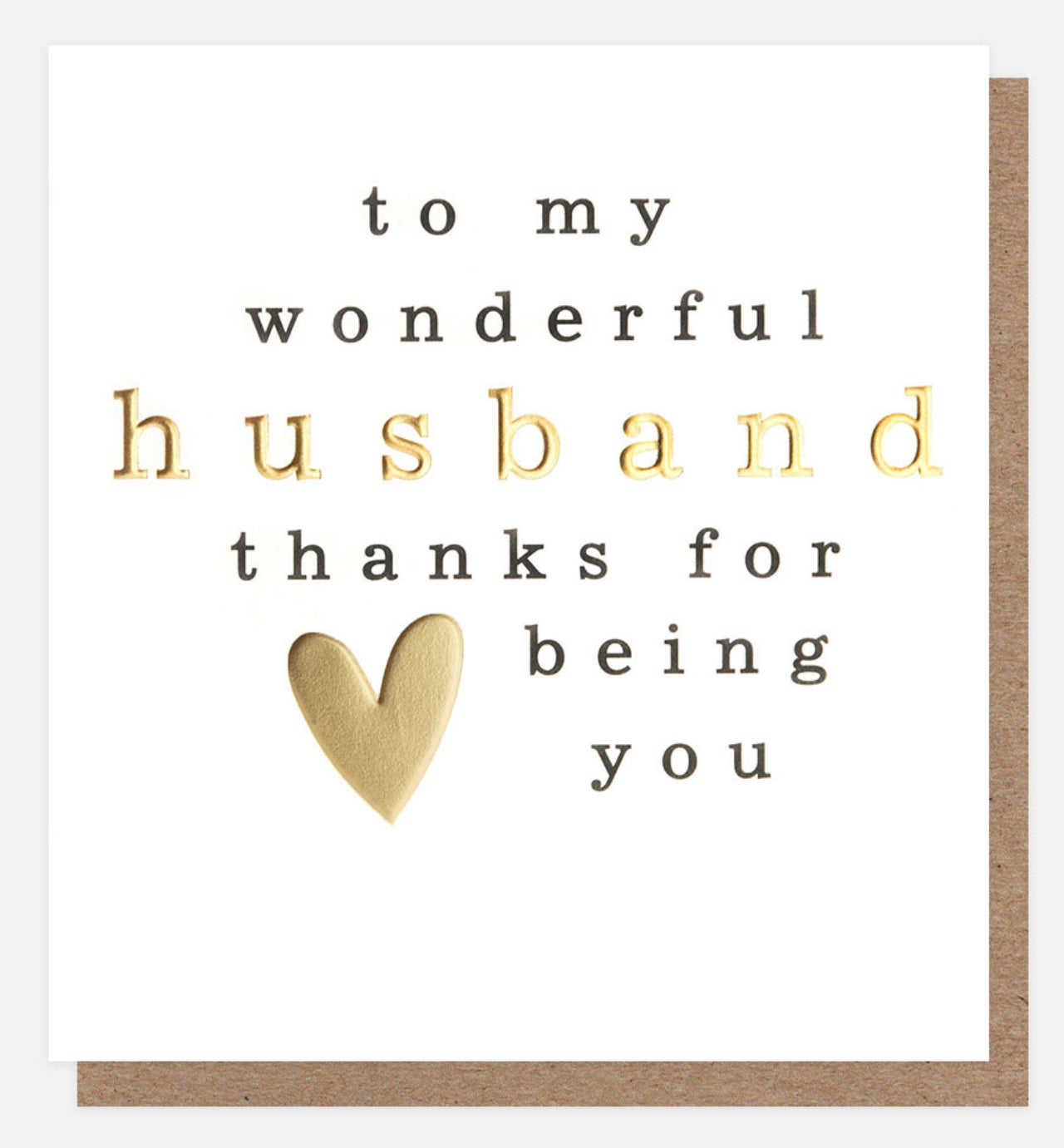 To my wonderful Husband