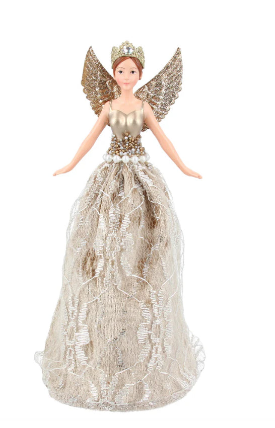 Tree Topper - Lux Gold Lace Fairy