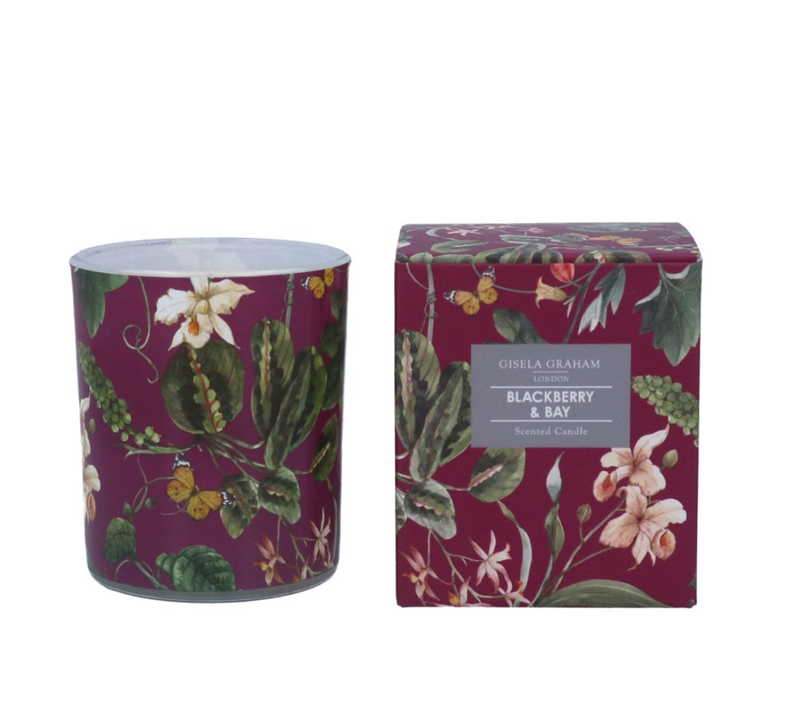 Blackberry & Bay scented boxed candle