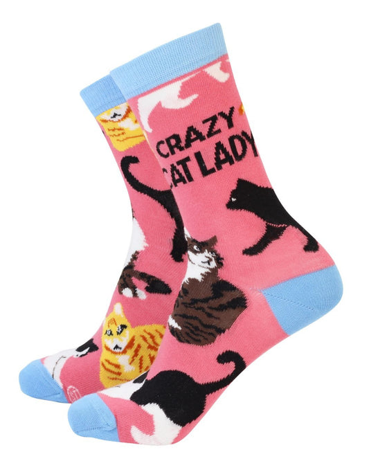 Crazy Cat Lady Socks W