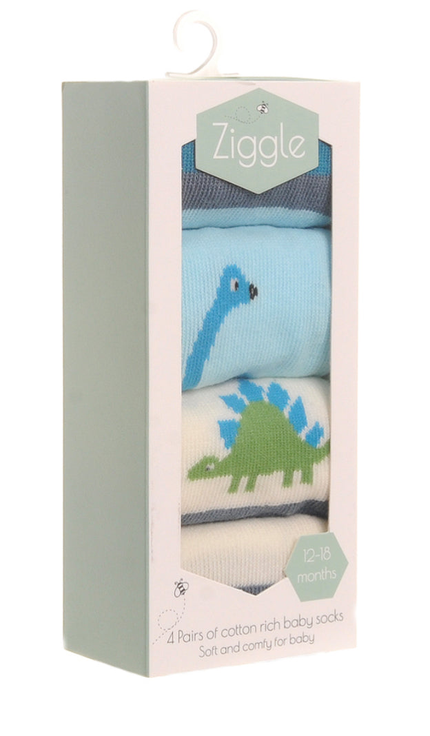 Dino and Stars Socks Set