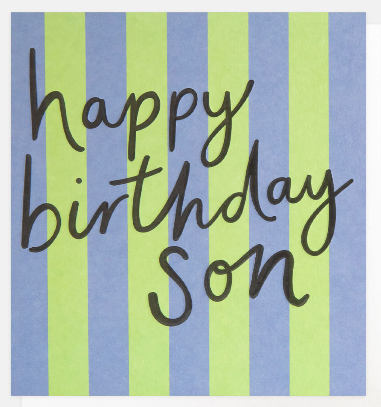 Happy Birthday Son Stripes