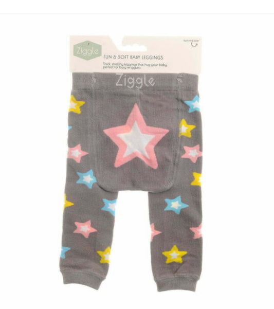 Pastel Star Leggings 6 - 12 Months