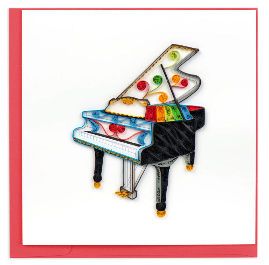 Quilling Cards Grand Piano