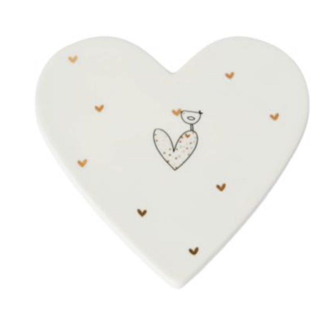 Heart Coaster Bird & Heart