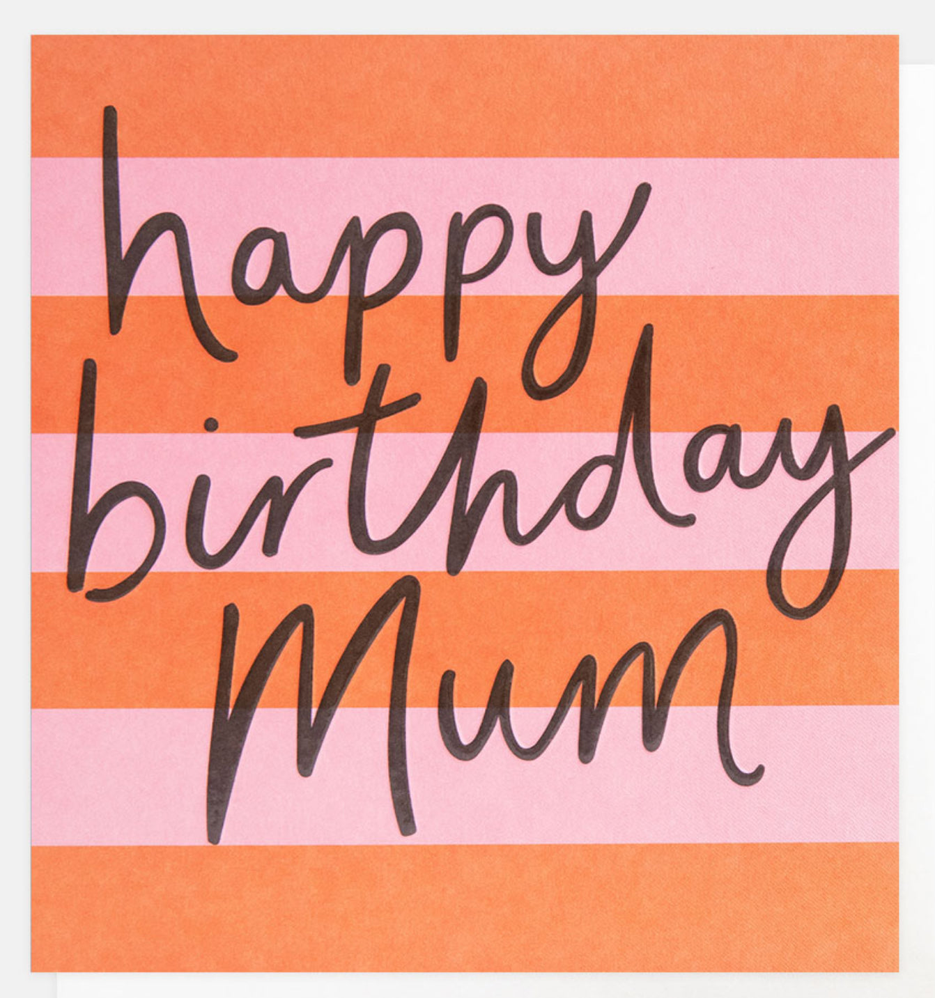 Happy Birthday Mum Stripes