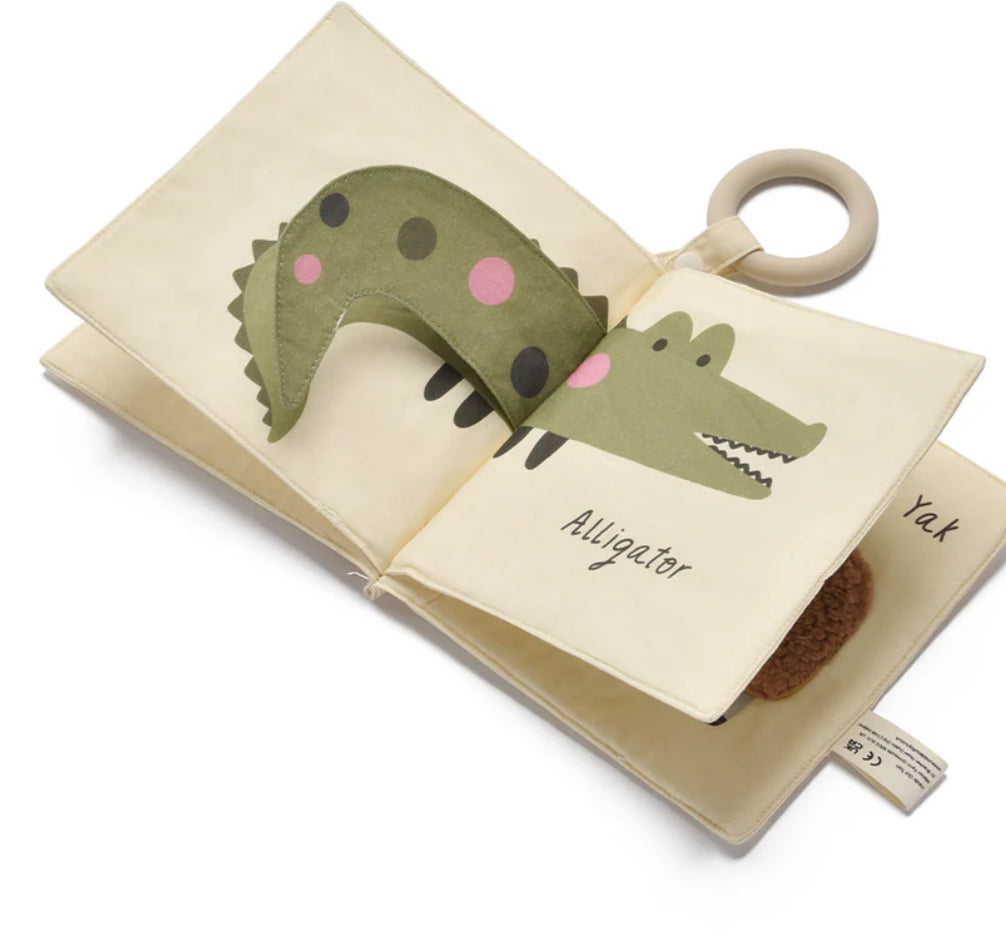 Baby Cloth Book Safari