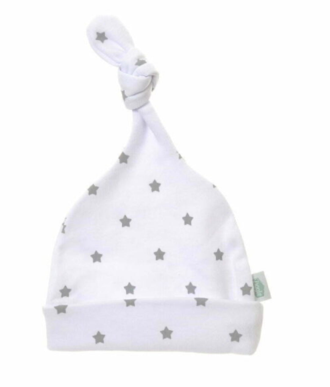 White with Grey Stars Hat