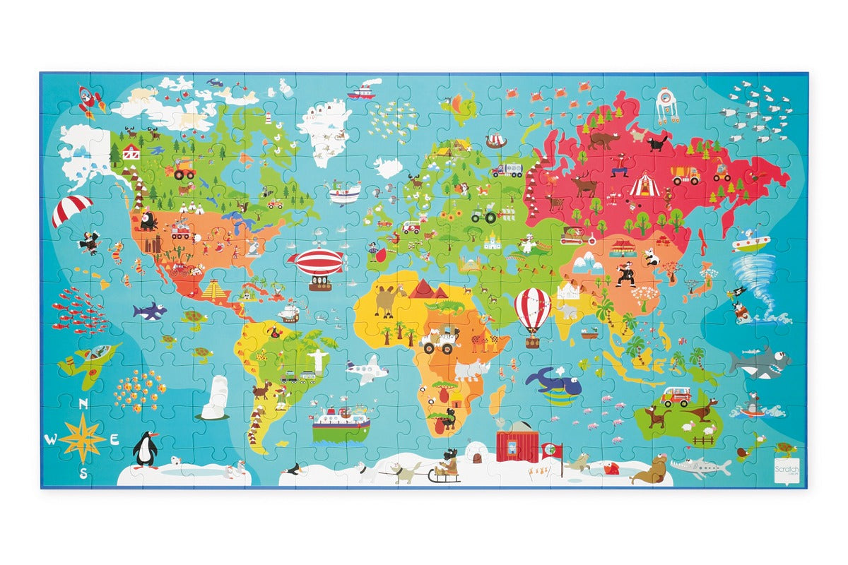 150 PC PUZZLE WORLD MAP