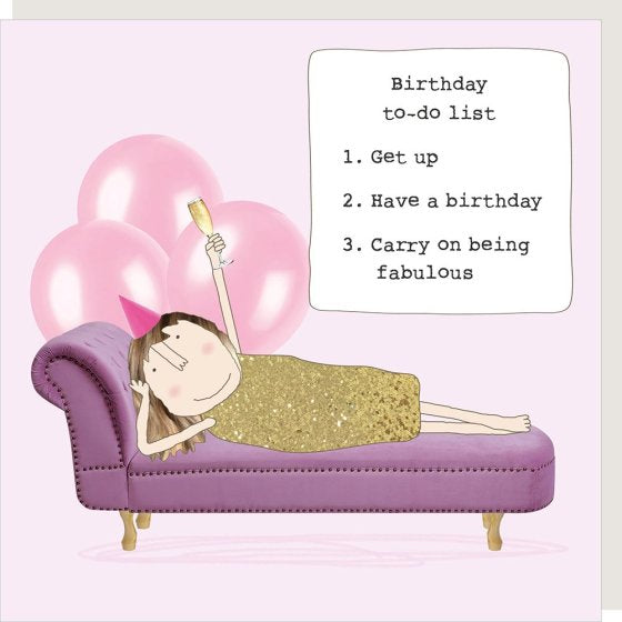 BIRTHDAY TO DO