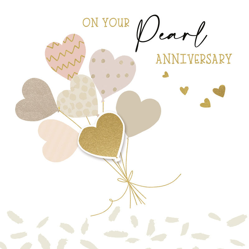 ON YOUR PEARL ANNIVERSARY