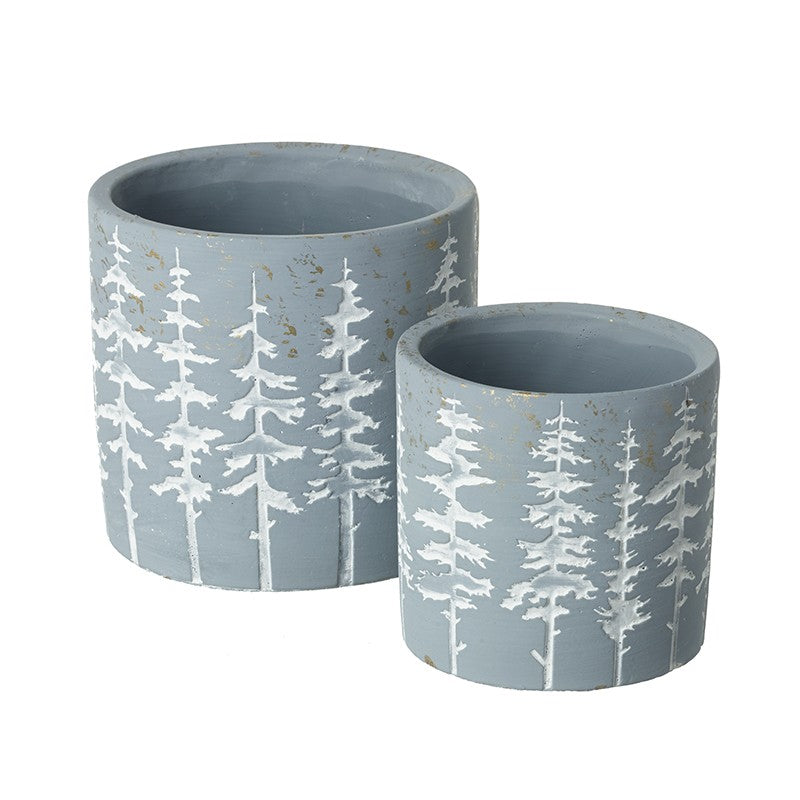 Concrete Tree Design Pot