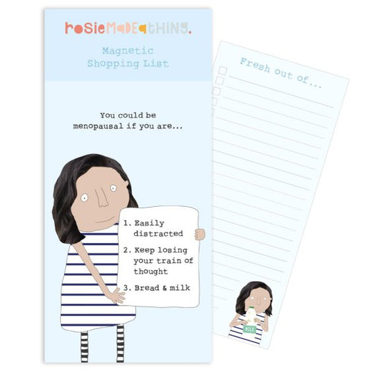 Menopause Magnetic Shopping List