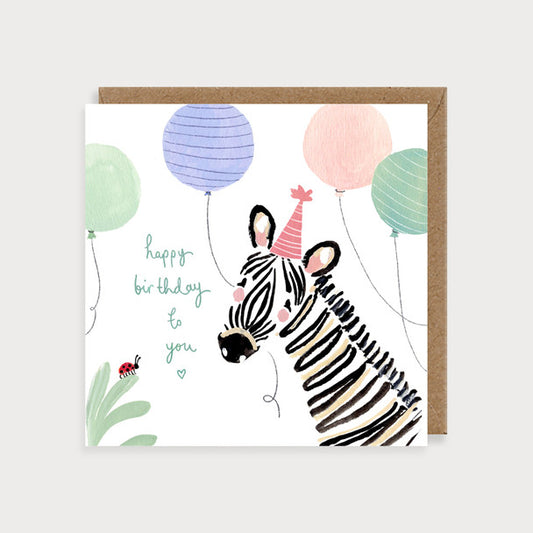 Zebra Happy Birthday to You