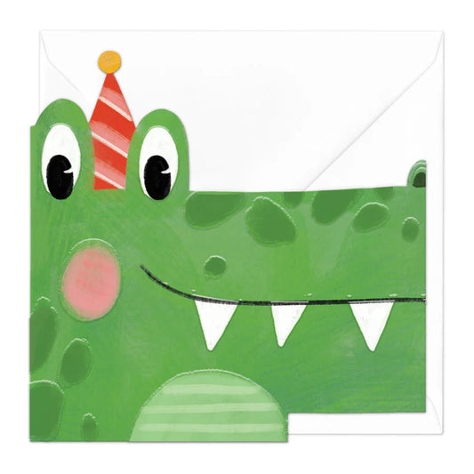 Friendly Croc Art card