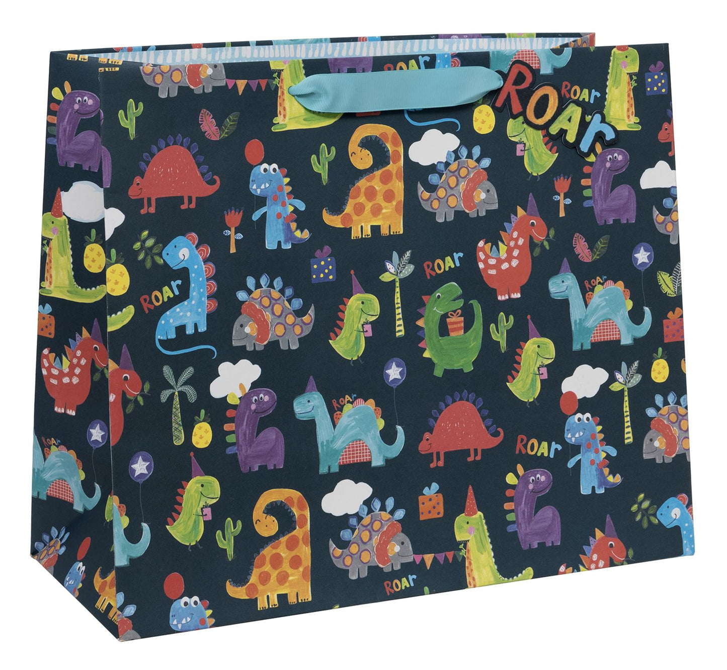 GIFT BAG SHOPPER LANDSCAPE DINOSAURS