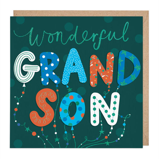Wonderful Grandson Card