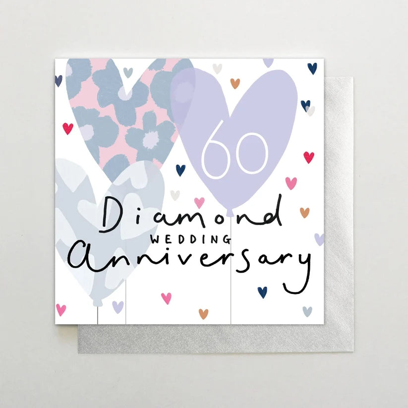diamond wedding anniversary balloons