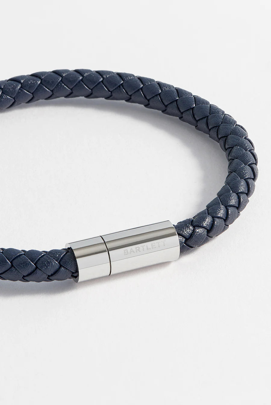Navy Leather Bracelet
